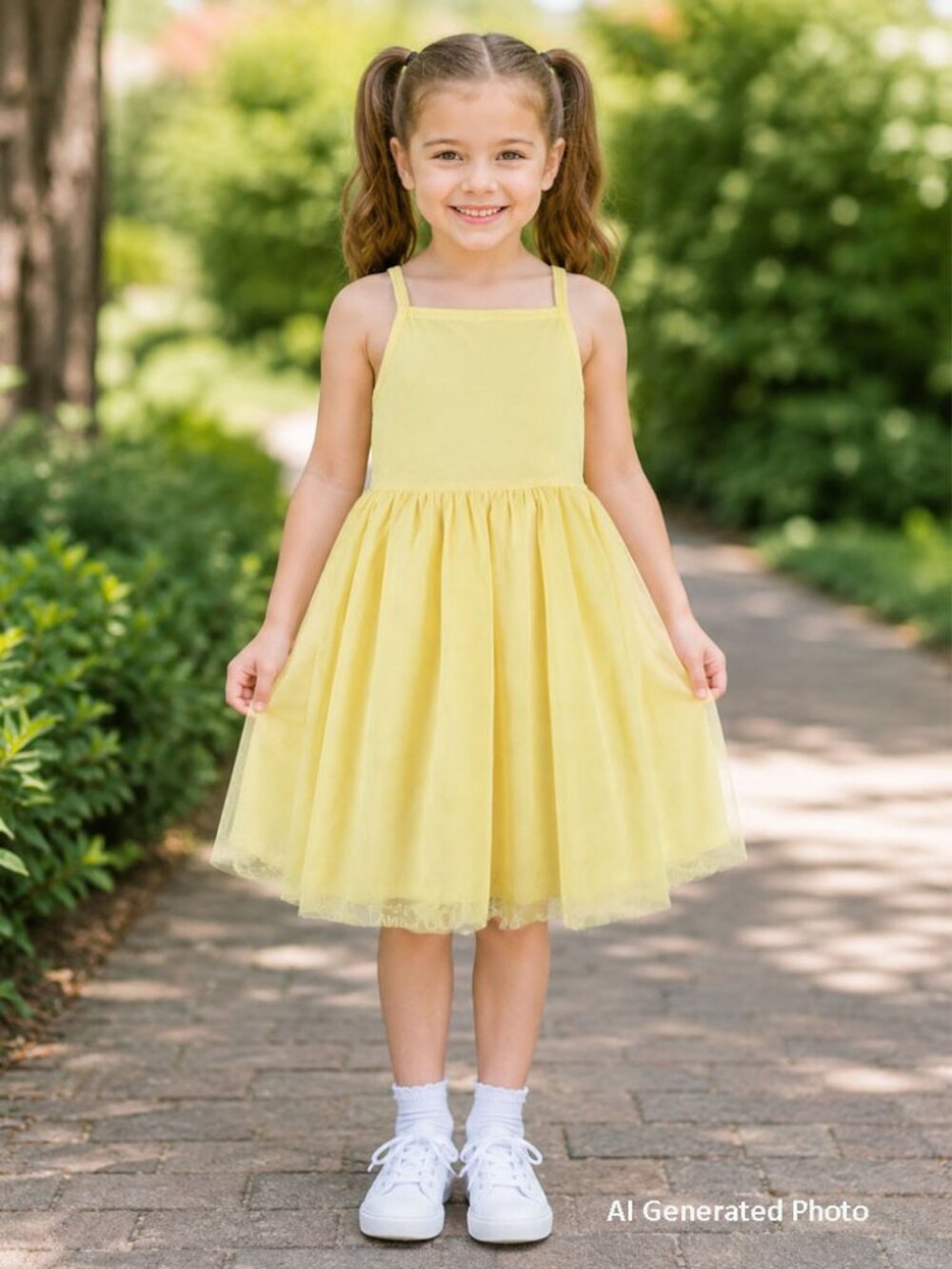 Toughskins Yellow Tulle Dress  NWT